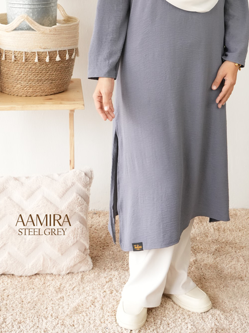 Aamira Steel Grey