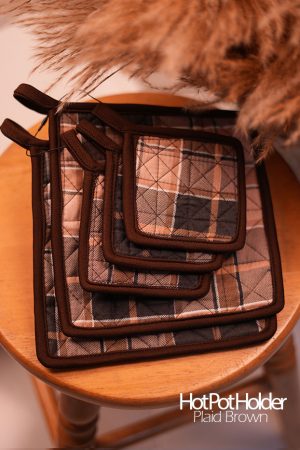 Hot Pot Holder - Plaid 2+3pcs