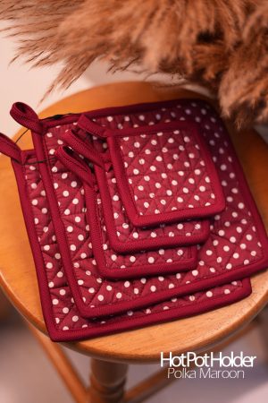 Hot Pot Holder - Polka 2+3pcs